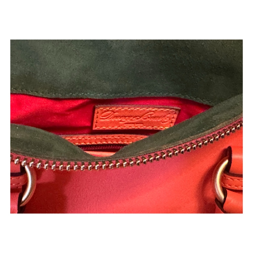 Dooney & Bourke Florentine Leather Satchel Pumpkin Spice - Picture 9 of 16